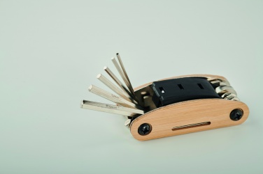 Logo trade promotional gifts image of: Multi tool pocket in bamboo