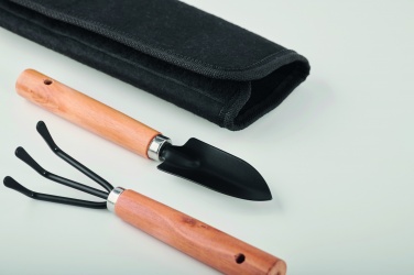 Logo trade promotional merchandise photo of: 3 garden tools  in RPET pouch