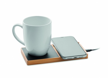 Logo trade corporate gifts picture of: 1Wireless charger mug warmer