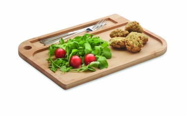Logo trade promotional items image of: Meal plate in bamboo