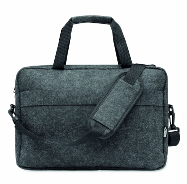 Logo trade promotional gift photo of: 15 inch RPET felt laptop bag