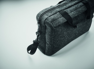 Logotrade promotional product picture of: 15 inch RPET felt laptop bag