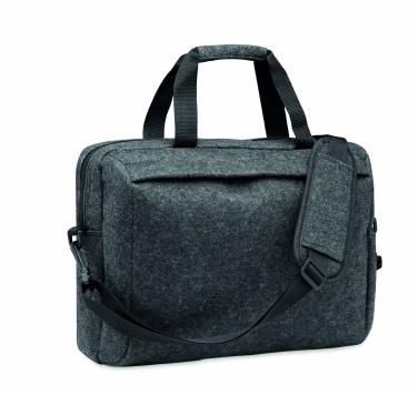 Logotrade promotional items photo of: 15 inch RPET felt laptop bag
