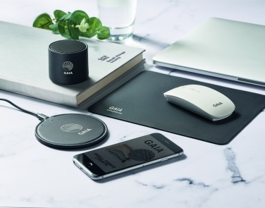 Logo trade advertising products image of: Recycled PU wireless speaker