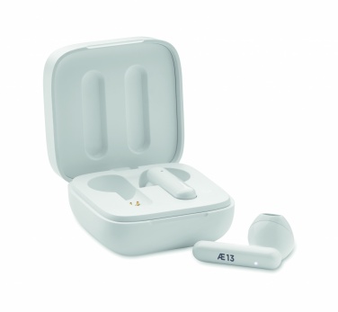 Logotrade advertising products photo of: TWS earbuds with solar charger