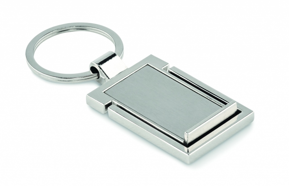 Logotrade promotional merchandise image of: Metal key ring phone stand Seinajoki