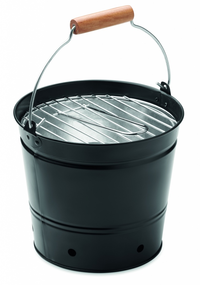 Logo trade business gift photo of: Portable bucket barbecue