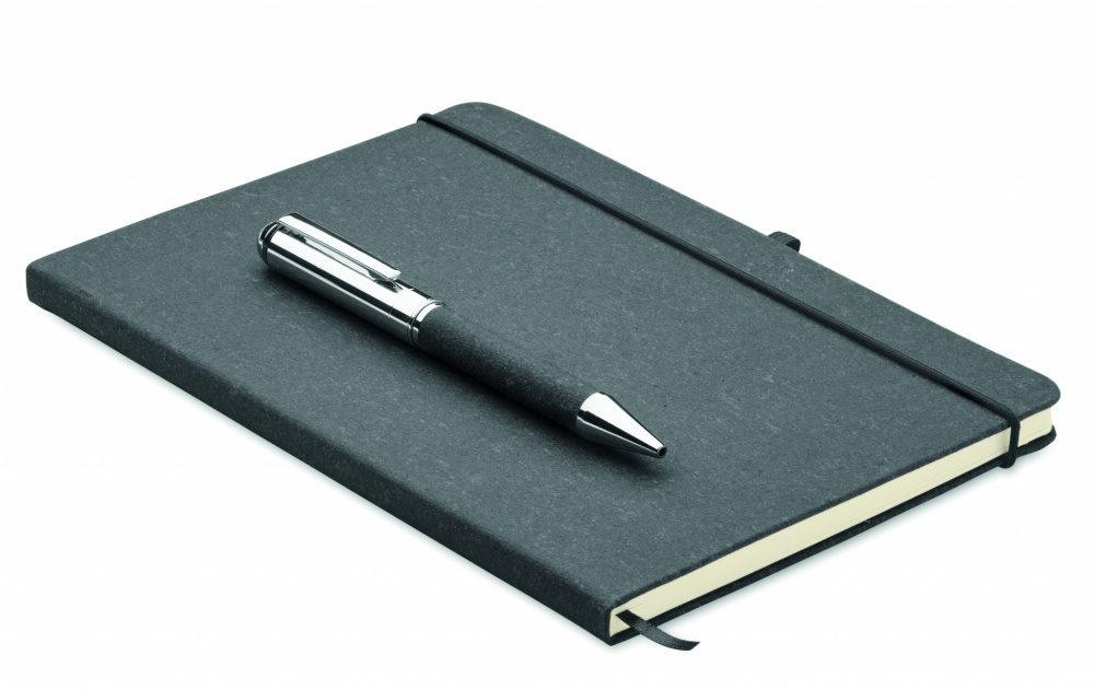 Logotrade promotional gifts photo of: Recycled leather notebook set