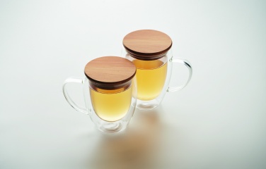 Logo trade promotional gifts image of: Double wall borosilicate mug