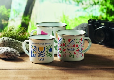 Logotrade promotional item picture of: Enamel sublimation mug 200ml