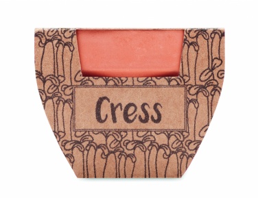 Logo trade promotional giveaways image of: Terracotta pot cress seeds