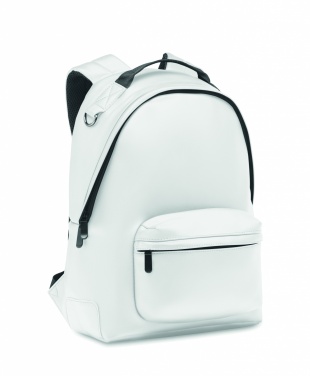 Logo trade corporate gifts image of: Laptop 15" soft PU backpack