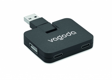 Logo trade promotional products image of: 4 port USB hub