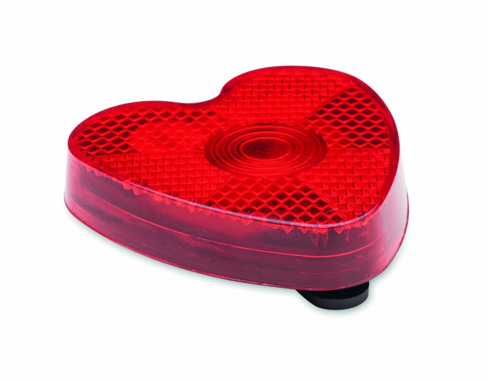 Logo trade promotional giveaways picture of: Heart shaped reflector light