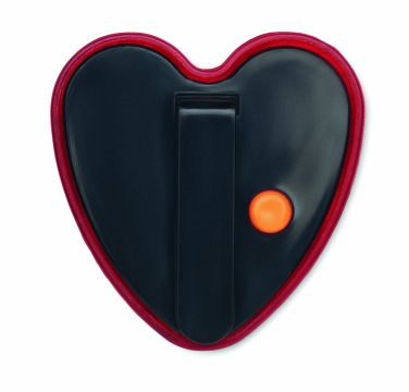 Logo trade promotional items image of: Heart shaped reflector light