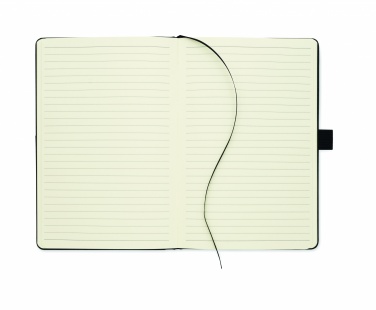 Logo trade promotional item photo of: A5 notebook PU front pocket
