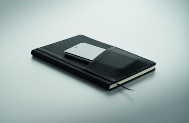 Logo trade promotional items image of: A5 notebook PU front pocket