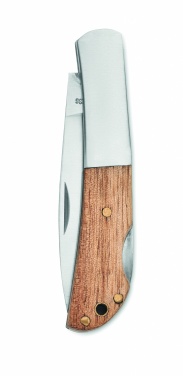 Logotrade business gifts photo of: Foldable knife in acacia wood