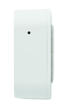 Logo trade promotional giveaway photo of: Recycled ABS/RPET alarm clock Stuttgart