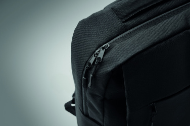 Logo trade promotional merchandise picture of: Slim 15 inch laptop backpack made of 600D RPET polyester with a 210D lining and customizable printing