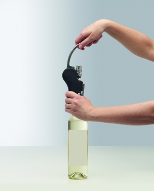 Logo trade promotional giveaways picture of: Automatic lever corkscrew