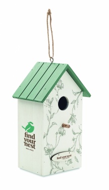 Logo trade corporate gifts image of: Bird house in plywood