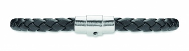 Logo trade promotional gift photo of: Braided faux leather bracelet