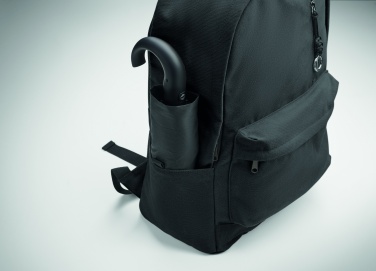 Logo trade business gift photo of: A 15-inch laptop backpack made of recycled pre-consumer cotton with customizable printing