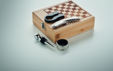 Logo trade promotional merchandise photo of: Chess board wine set