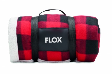 Logotrade advertising product image of: RPET sherpa fleece blanket