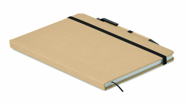 Logo trade promotional gift photo of: Caratil A5 notebook in recycled carton