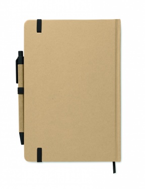 Logo trade promotional gifts image of: Caratil A5 notebook in recycled carton