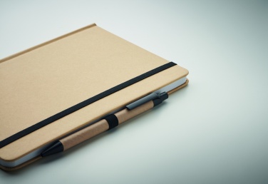 Logo trade business gift photo of: Caratil A5 notebook in recycled carton