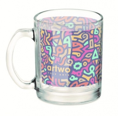 Logotrade advertising product image of: Glass sublimation mug 300ml
