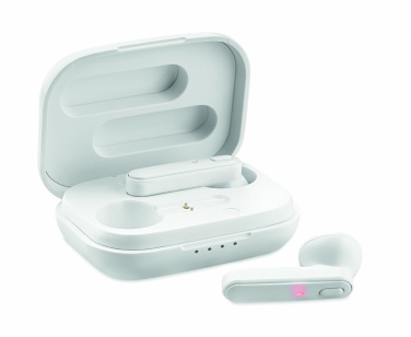 Logotrade advertising product picture of: TWS earbuds with charging base
