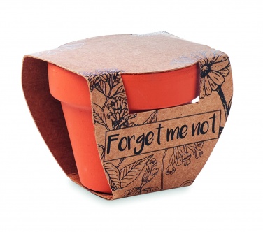 Logotrade promotional merchandise photo of: Terracotta pot 'forget me not'