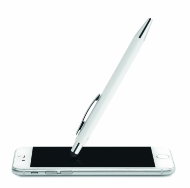Logo trade promotional merchandise photo of: Antibacterial stylus ballpen