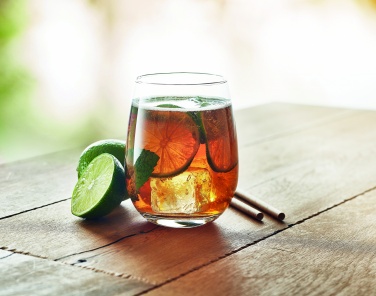 Logo trade promotional giveaways picture of: Stemless glass in gift box