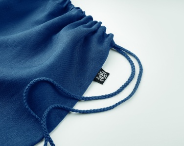 Logo trade promotional merchandise picture of: Hemp drawstring bag 200 gr/m²