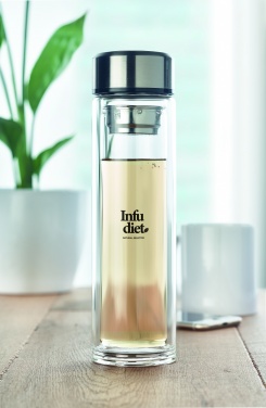 Logo trade advertising products picture of: Bottle with touch thermometer