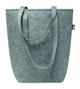 Logo trade promotional merchandise picture of: RPET felt shopping bag