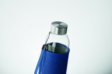 Logo trade advertising products picture of: Glass bottle in pouch 500 ml