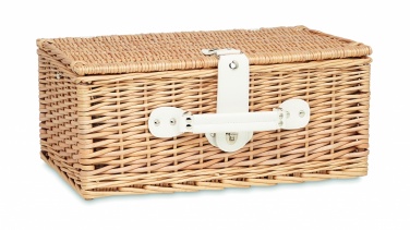 Logo trade advertising products picture of: Wicker picnic basket 2 people