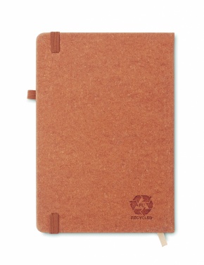 Logotrade business gift image of: Recycled Leather A5 notebook
