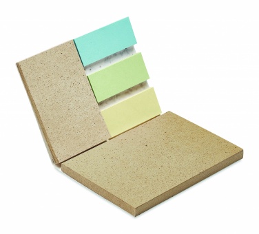 Logo trade promotional item photo of: Grass/seed paper memo pad