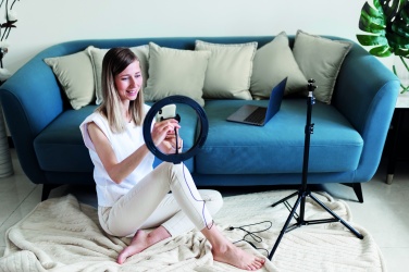 Logo trade promotional merchandise picture of: 26 cm LED ring light set