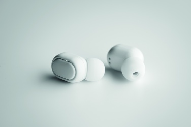 Logo trade promotional gift photo of: Recycled ABS TWS earbuds