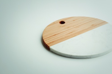Logo trade advertising products image of: Marble/ bamboo serving board