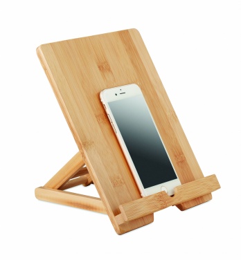 Logo trade business gift photo of: Bamboo tablet stand TUANUI