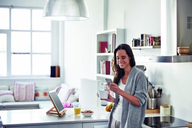 Logotrade promotional item picture of: Bamboo tablet stand TUANUI